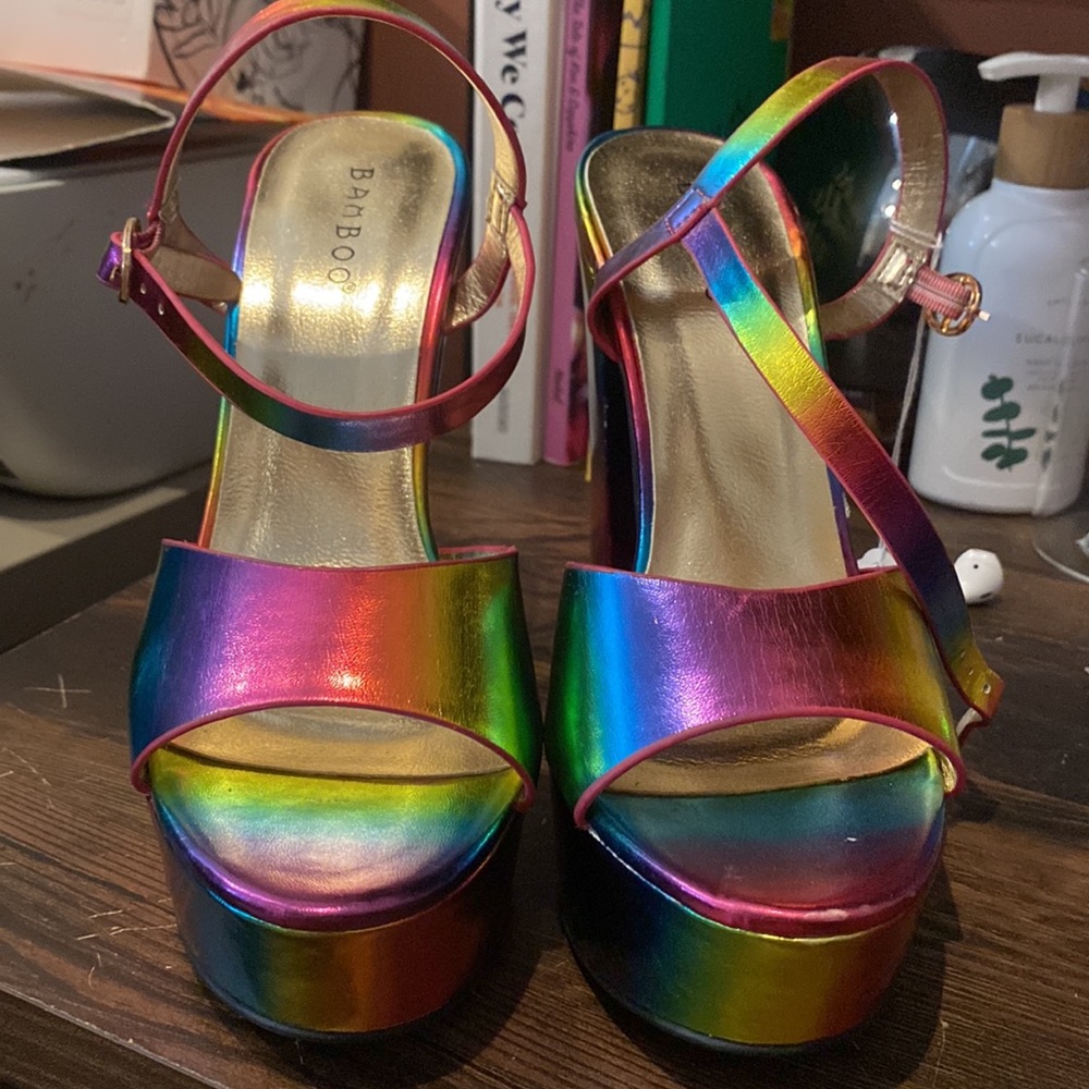 rainbow shoes